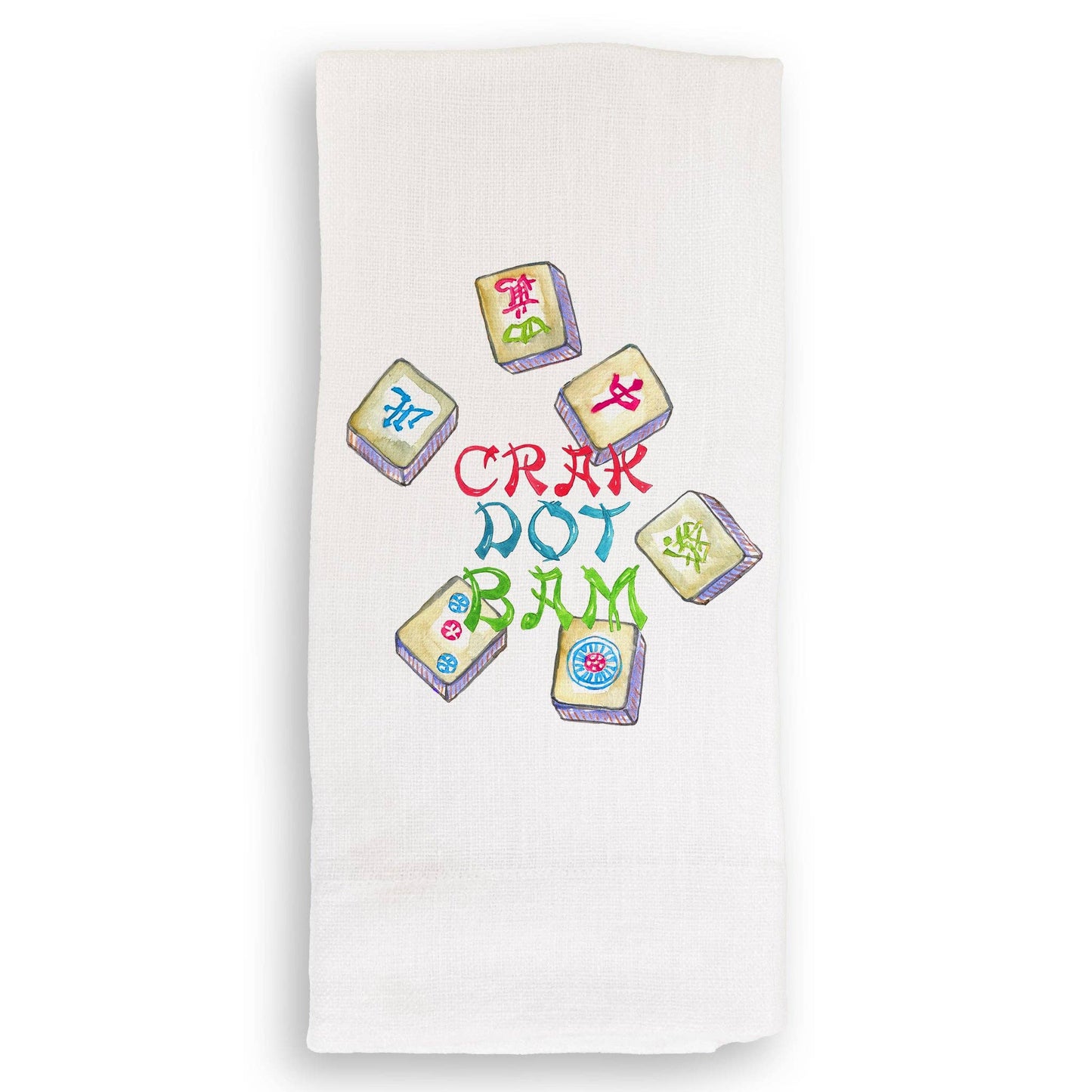 Crak Dot Bam Tea Towel