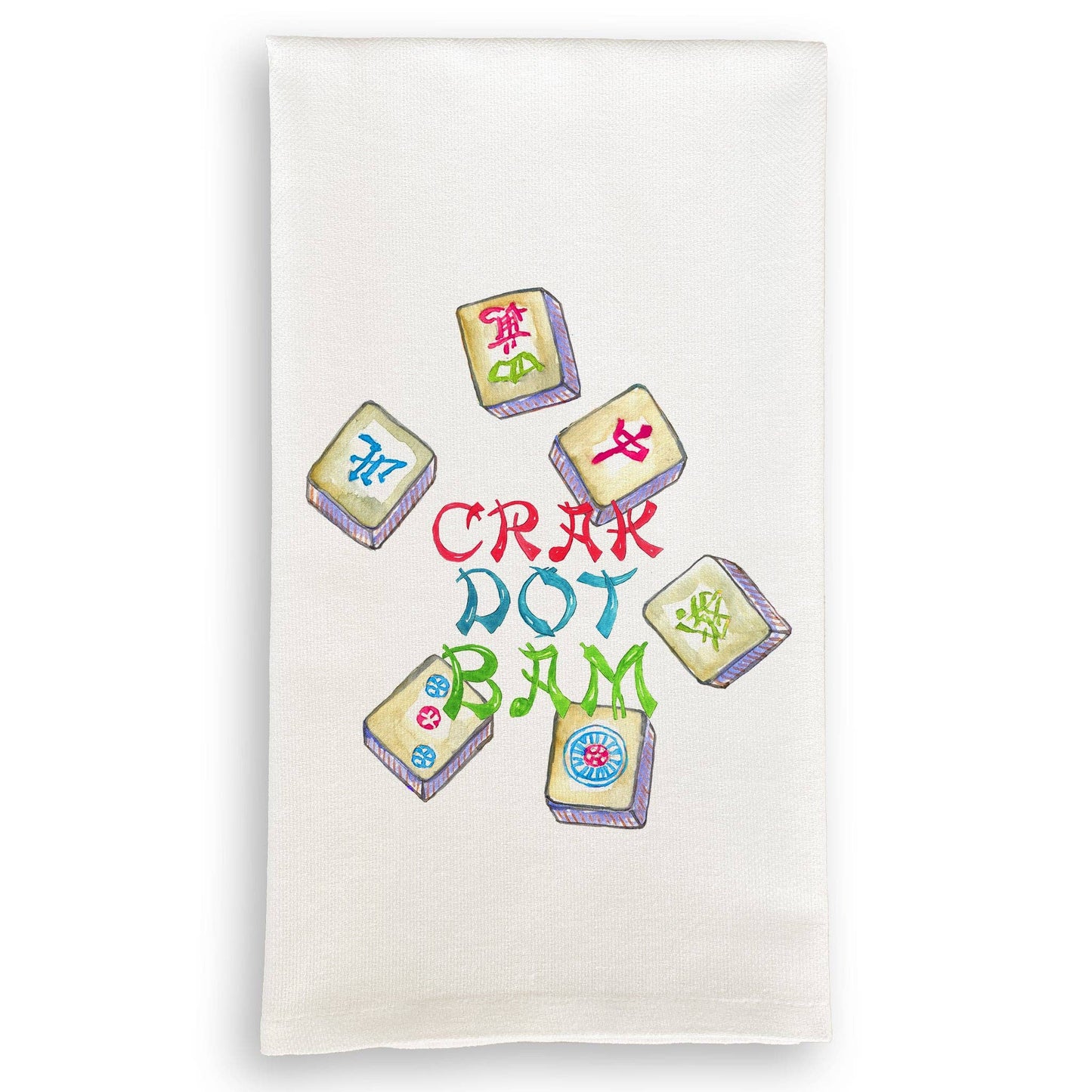 Crak Dot Bam Tea Towel