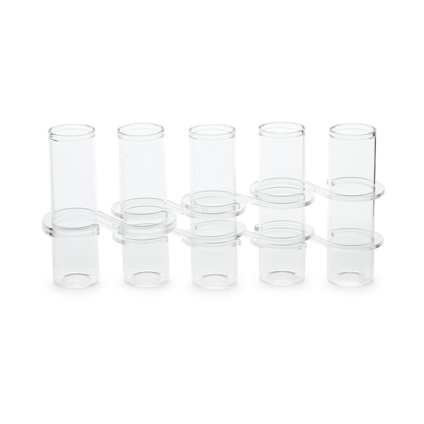 5 Vase Hinged Glass Vase