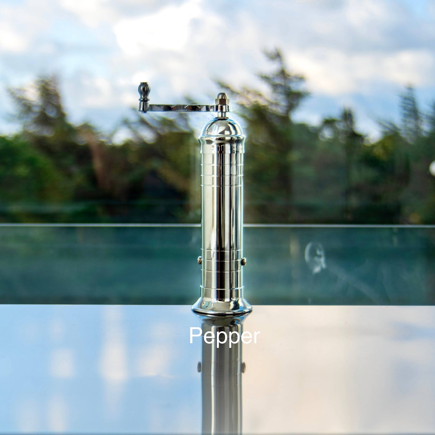 Chrome 8" Pepper Grinder