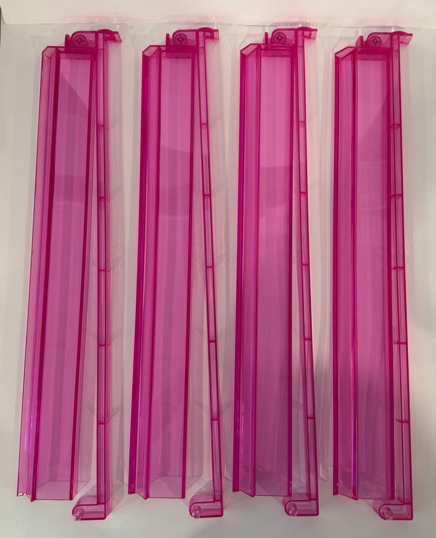 Pink Acrylic Rack and Pusher Set