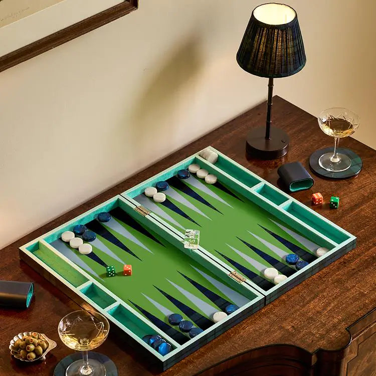 Lacquer Backgammon Set