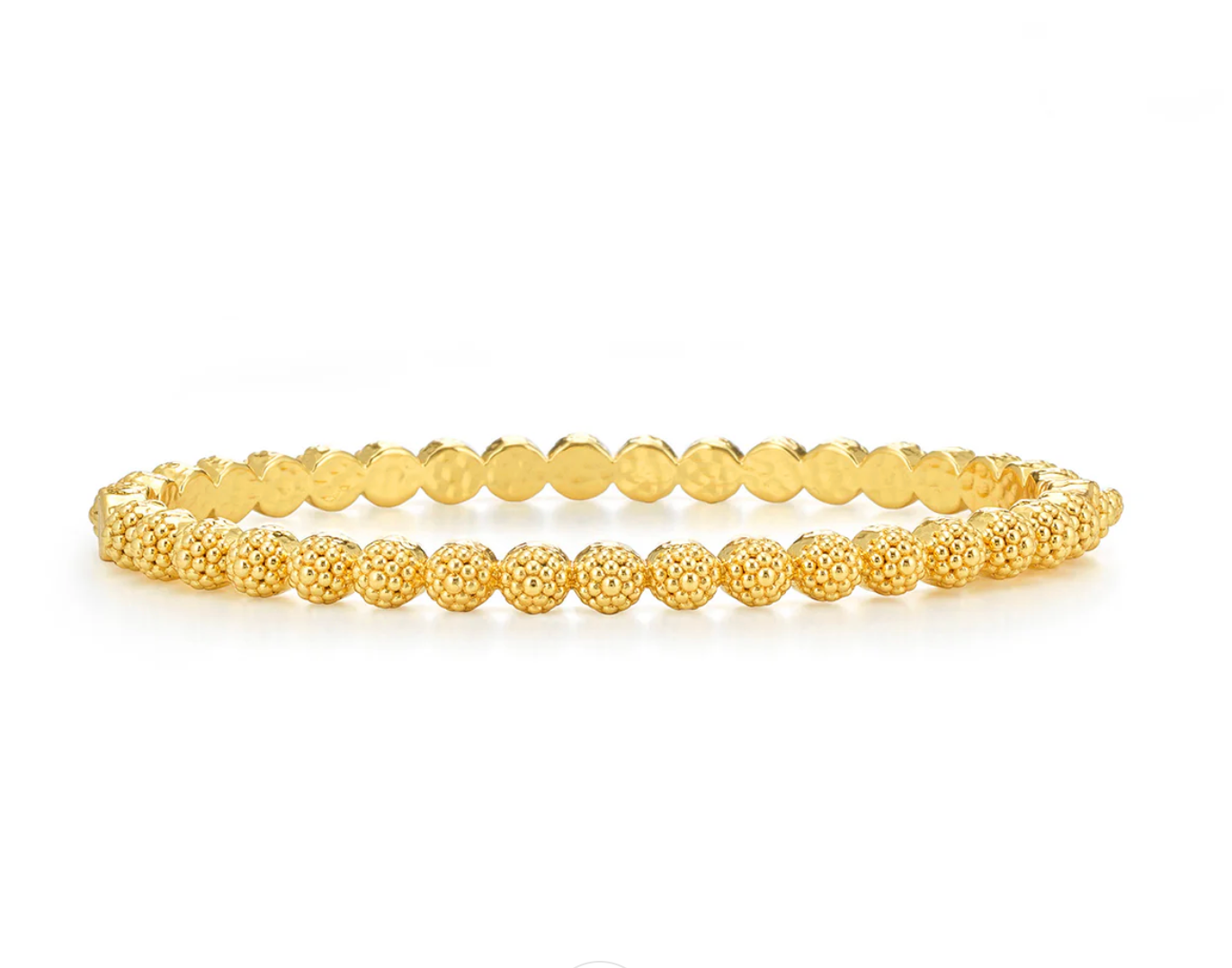 Berry Eternity Petite Hinged Bangle, Gold
