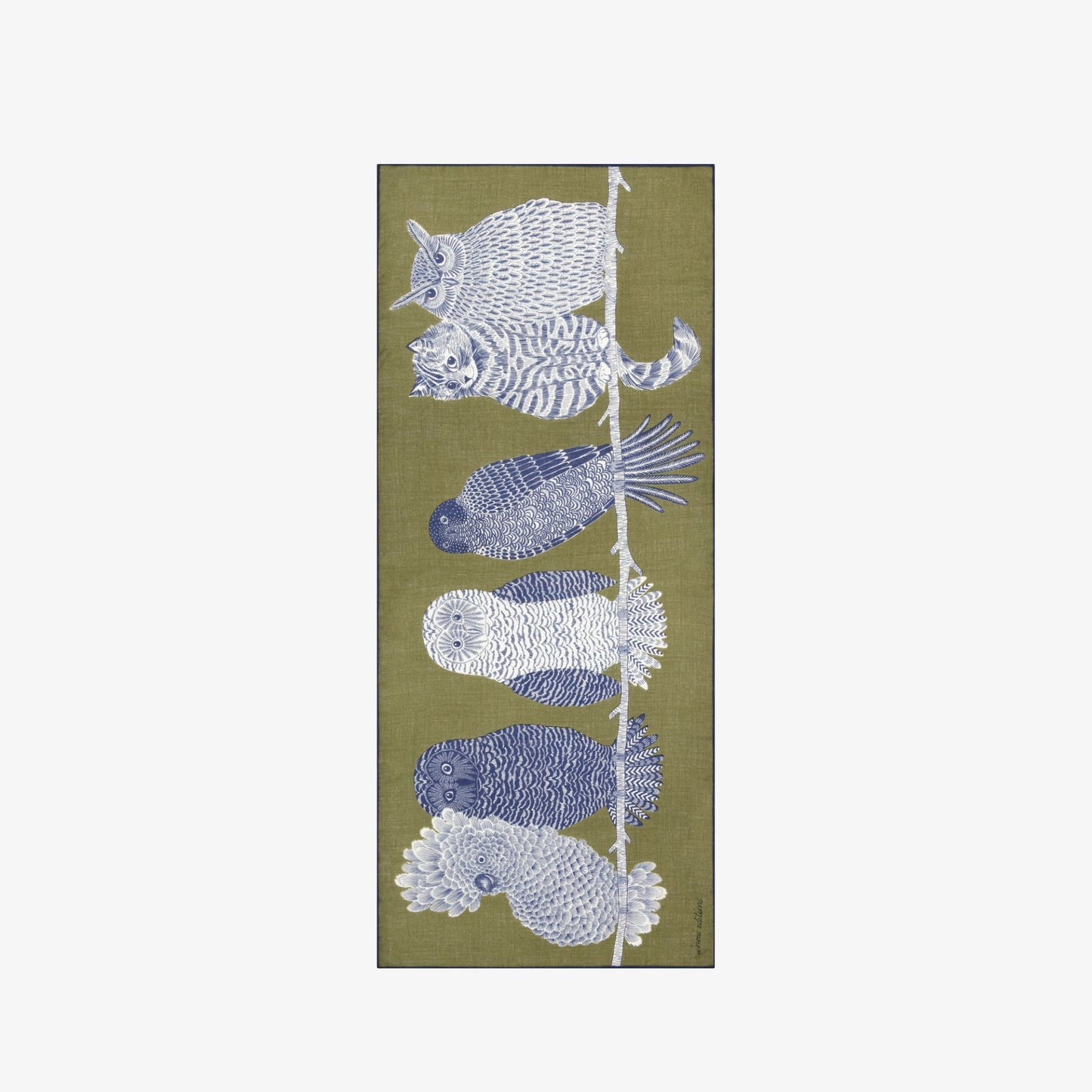 Chouette Scarf in Khaki