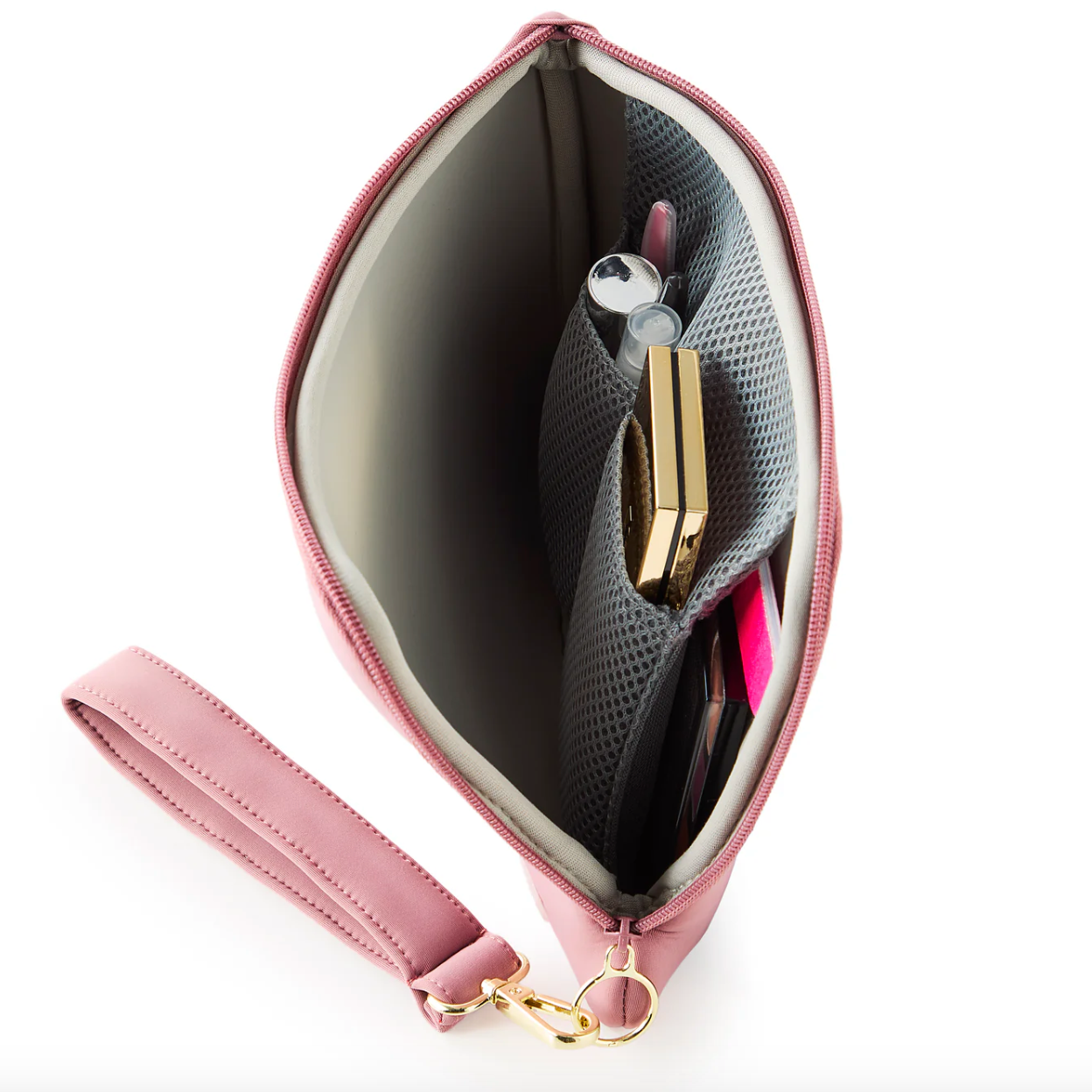 Mauve Wristlet (Stone Interior)