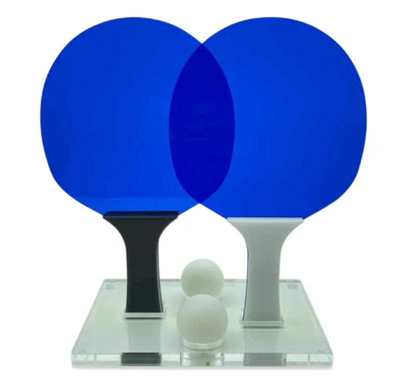 Blue Luxe Ping Pong Set