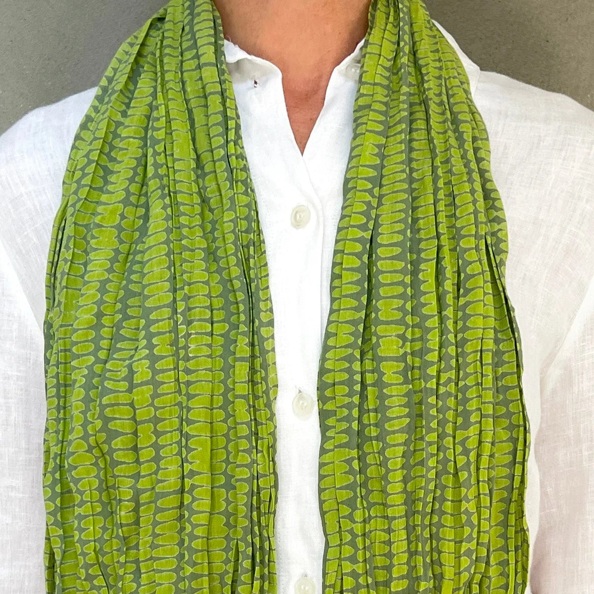 Seeds Forest/Pine Cotton Scarf