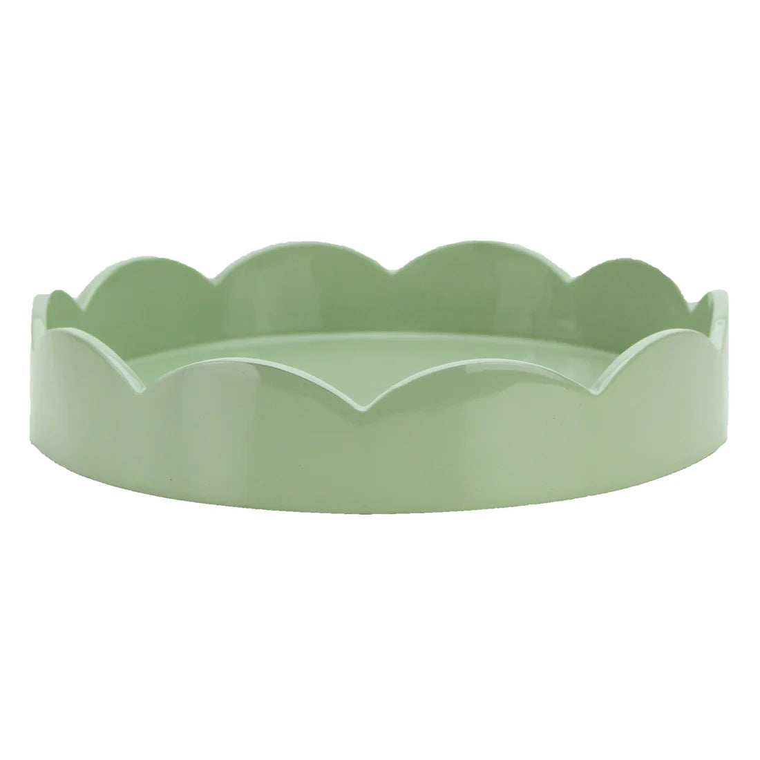 Small Round Scallop Round Tray