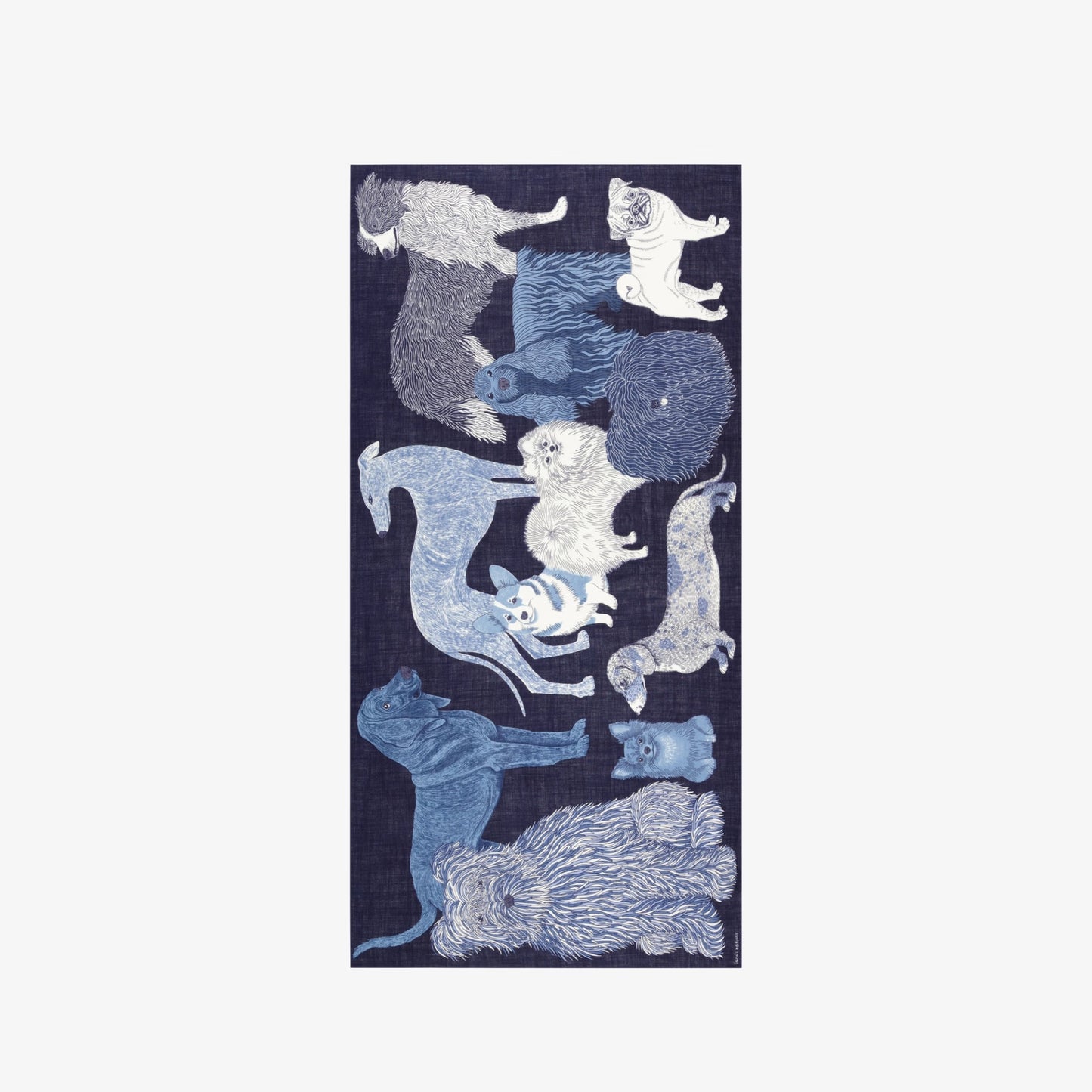Toutou Scarf in Navy