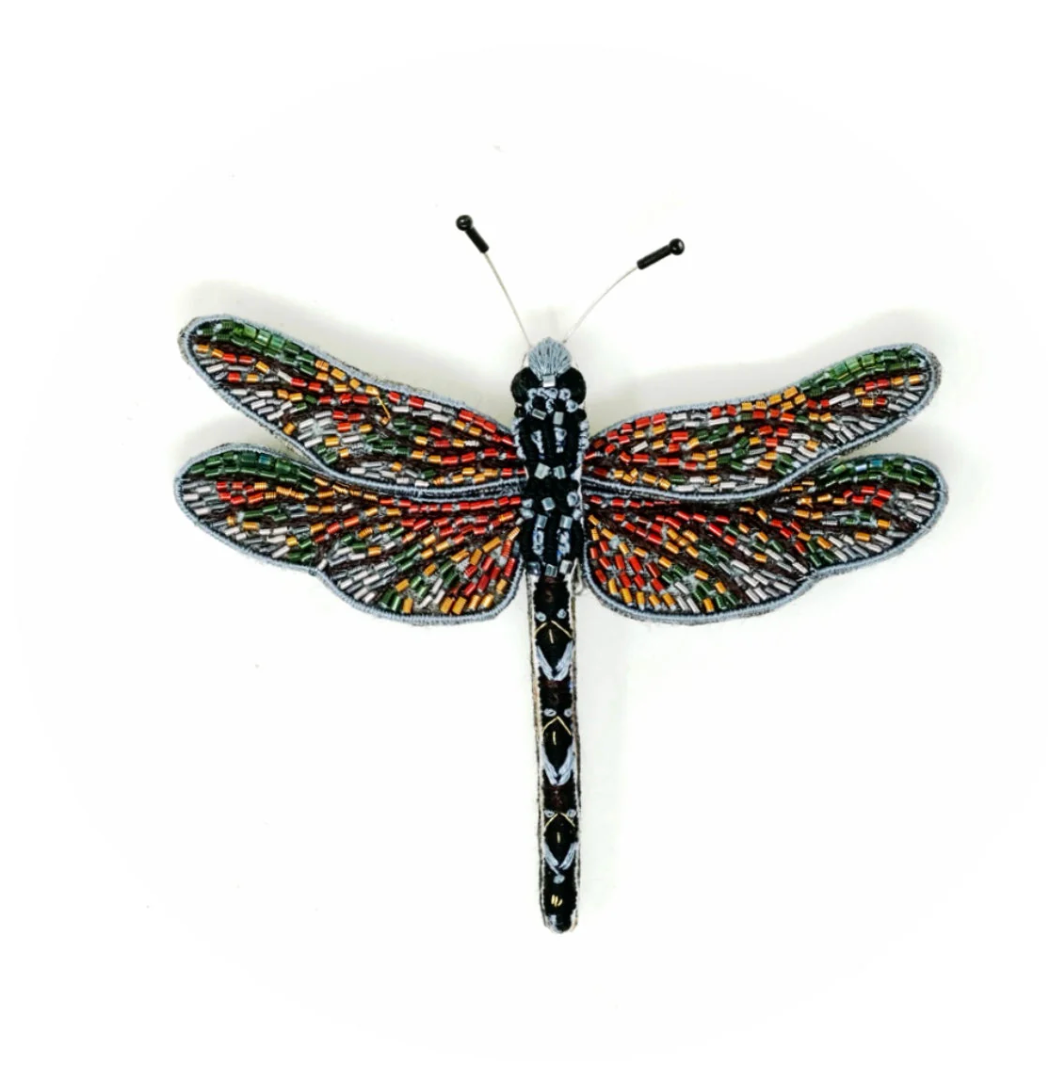 Wandering Glider Dragonfly Brooch Pin