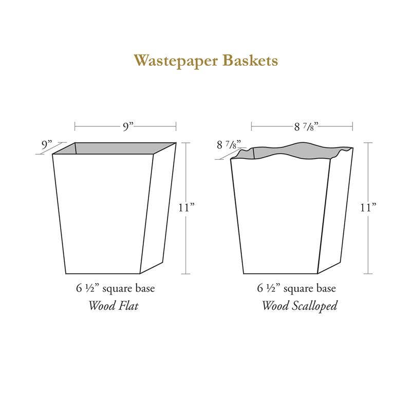 Ginger Jar on Blue Wastepaper Basket