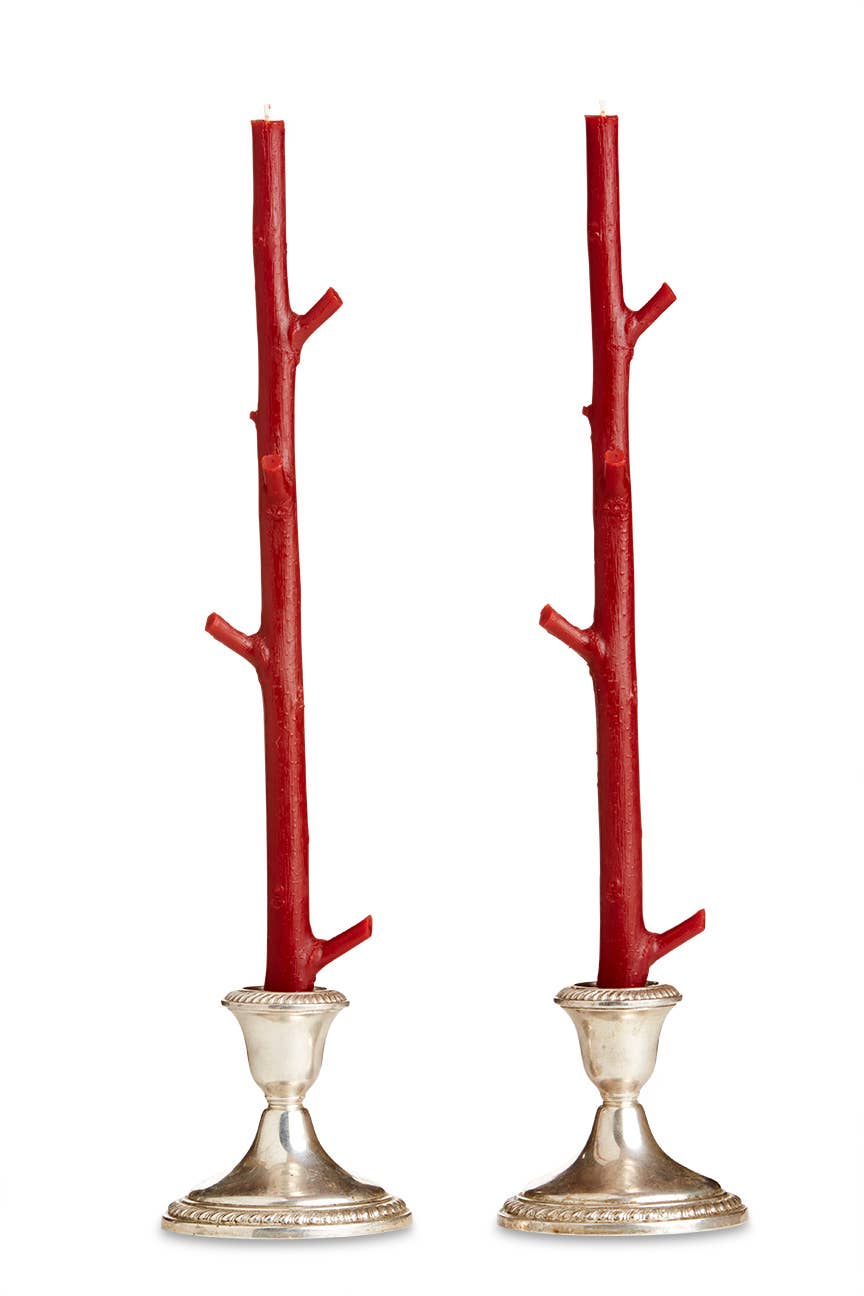 Stick Candles Maple, Set of 2
