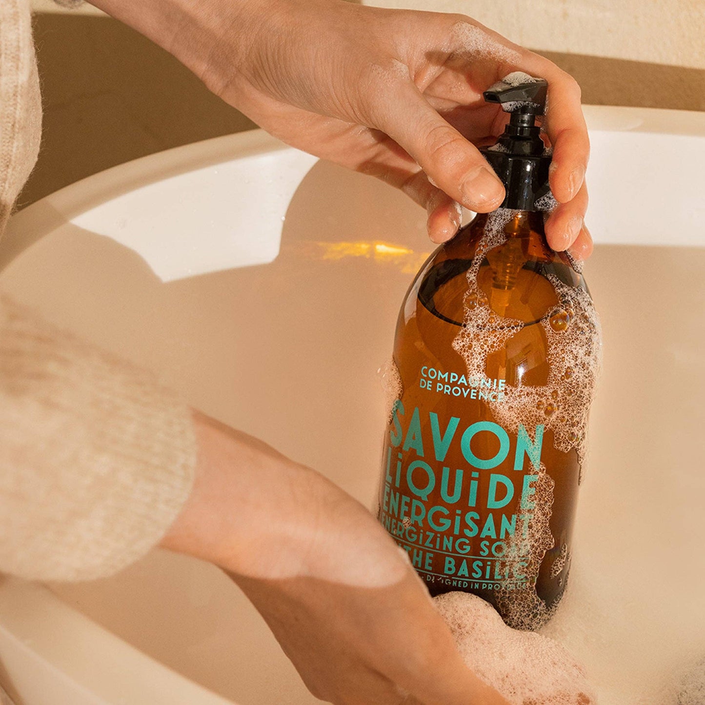 Liquid Marseille Soap Mint Basil 10 fl oz Plastic