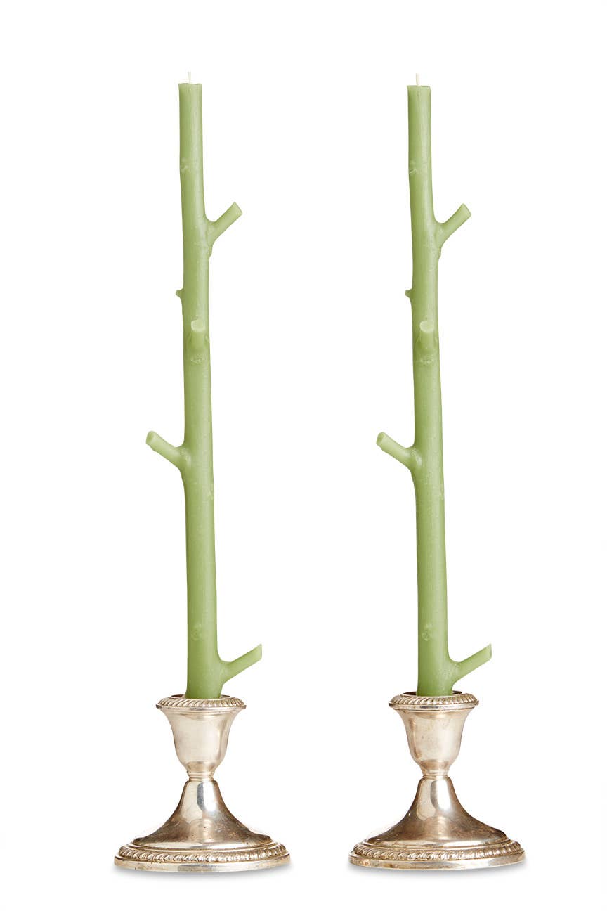Stick Candles Maple, Set of 2