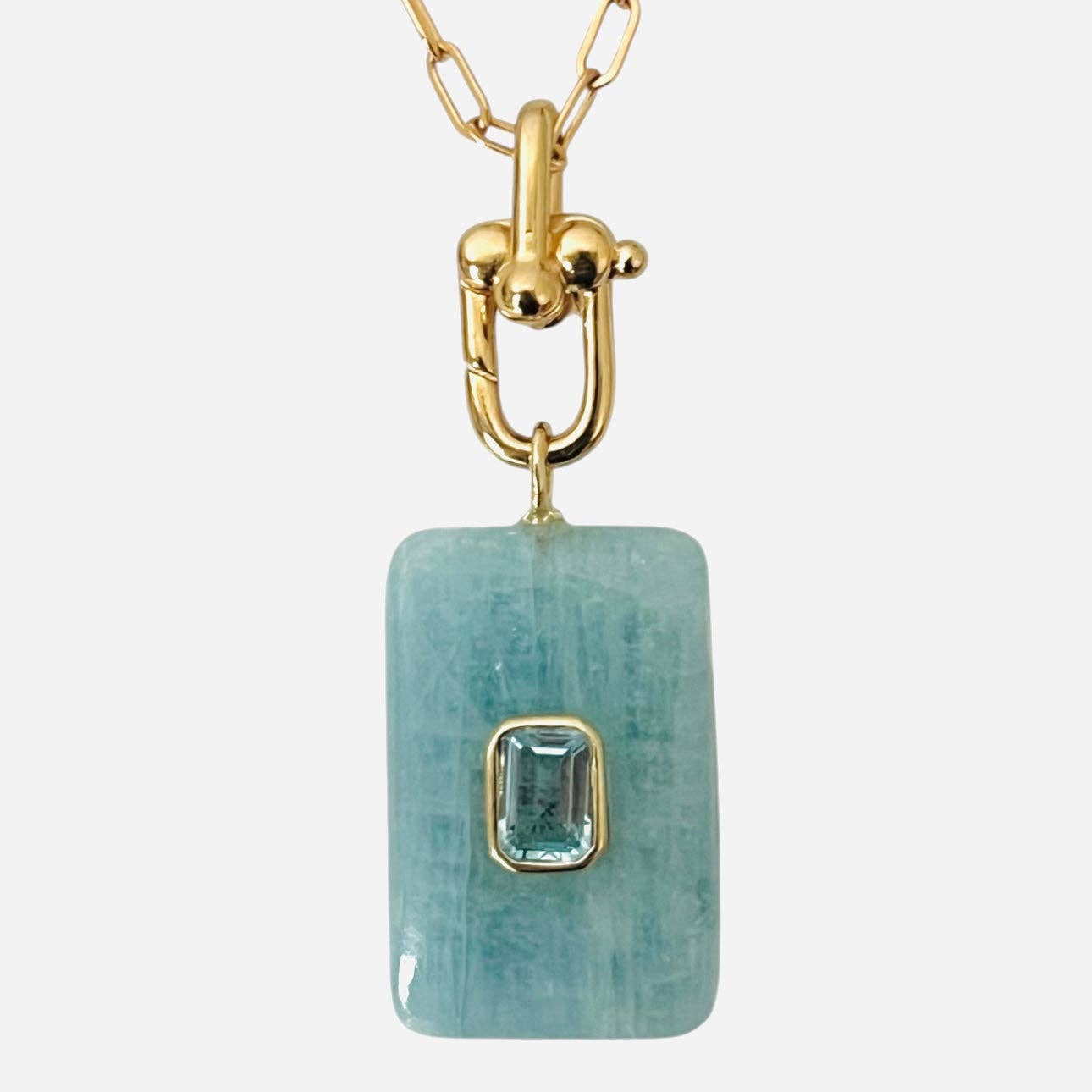 Seychelle Aquamarine Pendant Necklace