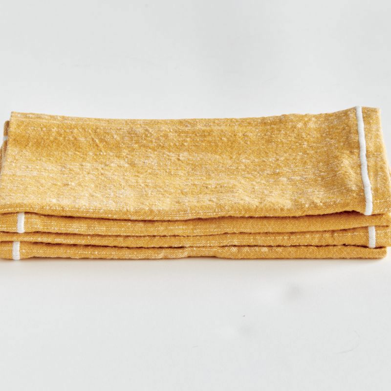 SAFFRON NAPKINS, SET OF 4