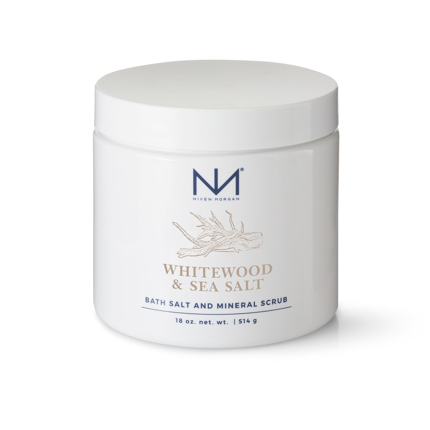 WW-BSW 18 oz Whitewood And Sea Salt Signature Bath Salt