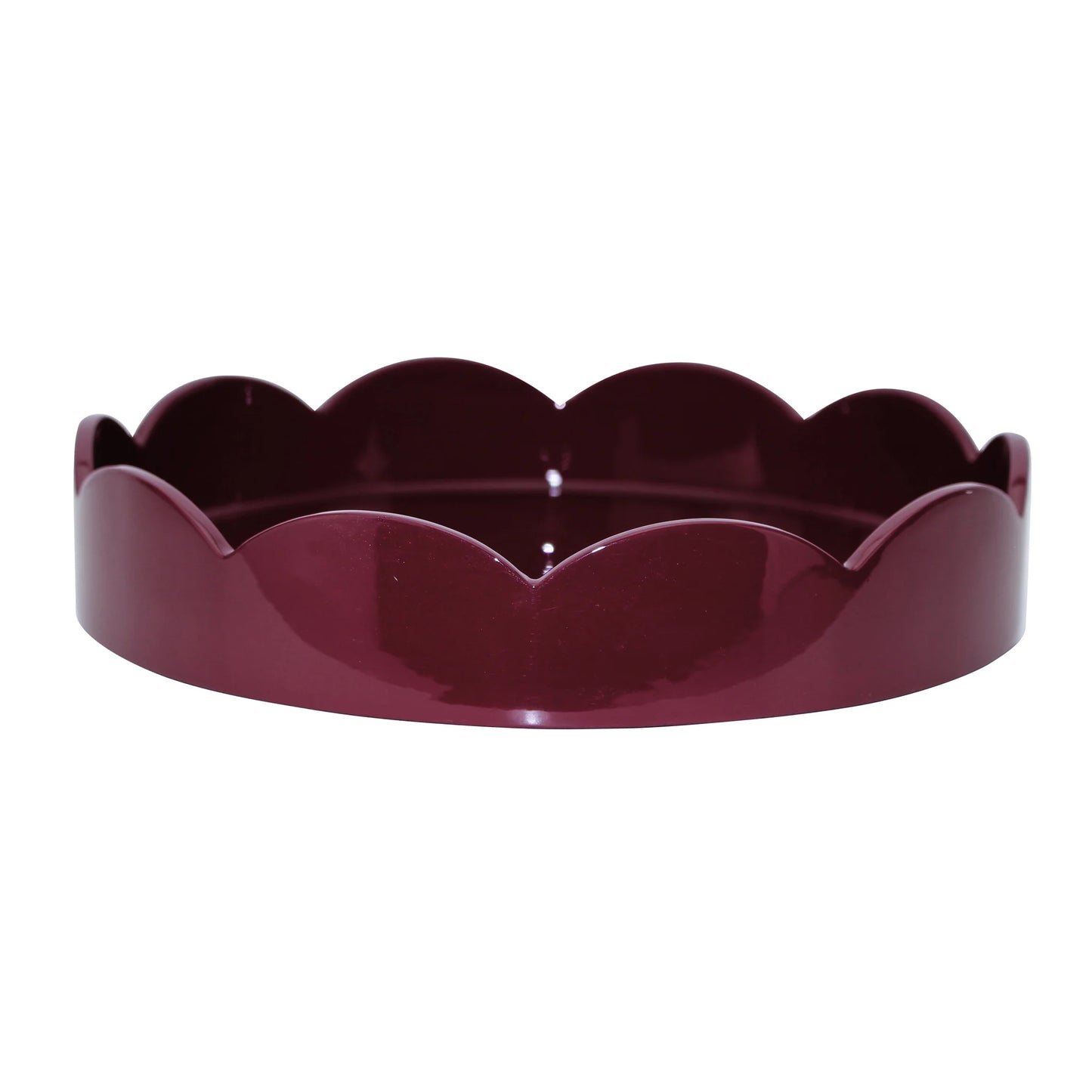 Small Round Scallop Round Tray