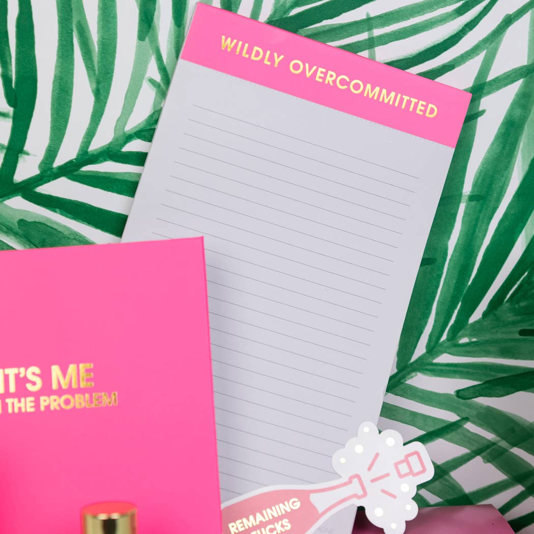 Wildly Overcommitted Lined Notepad