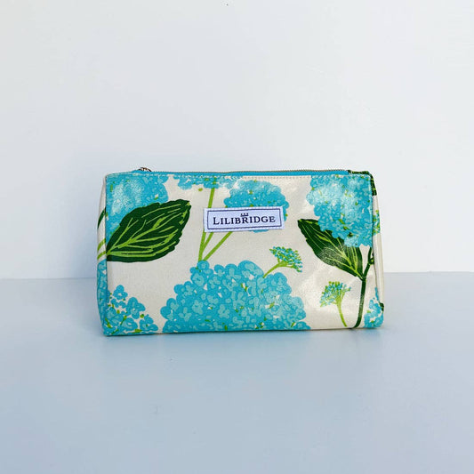 The Makeup Bag, Hydrangea Blue