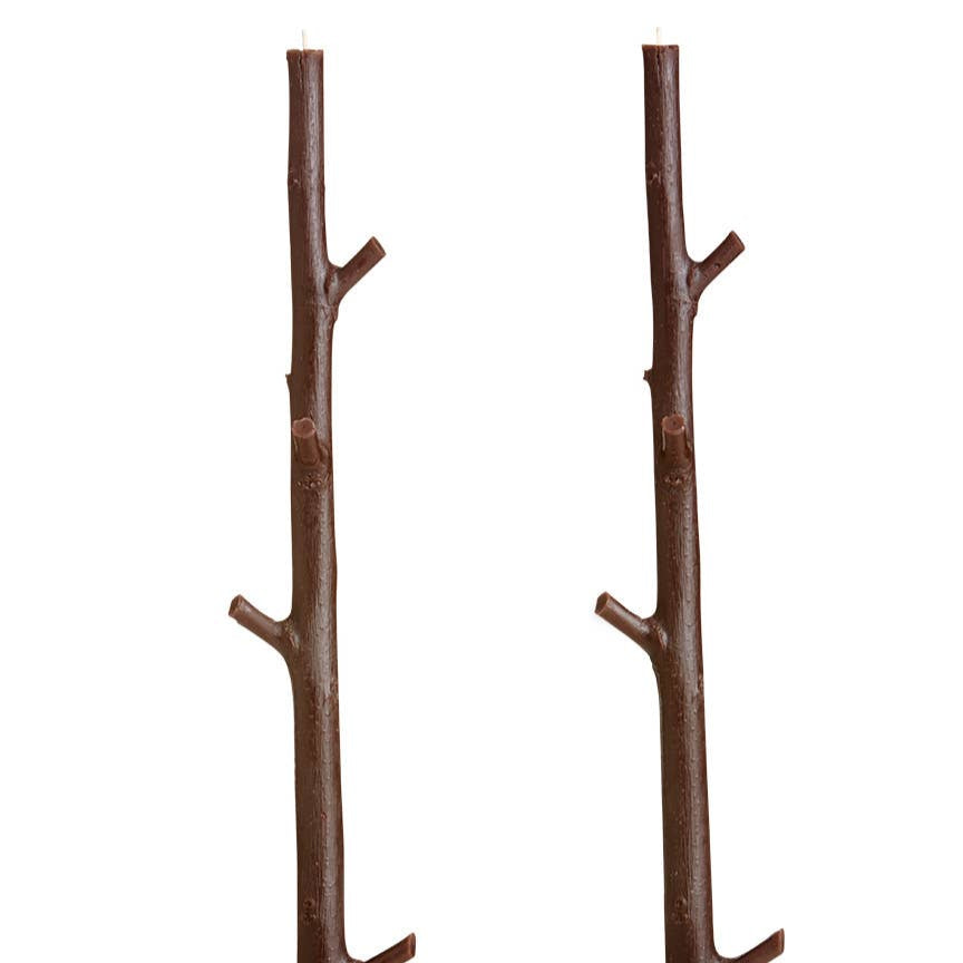 Stick Candles Maple, Set of 2