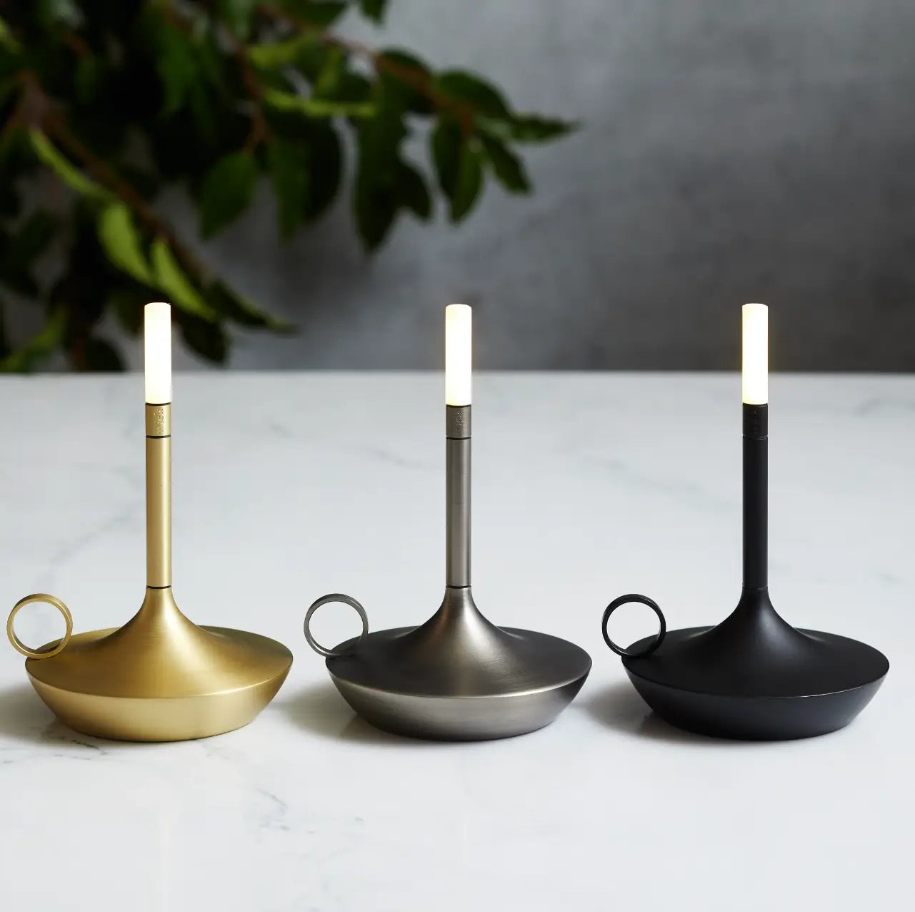 Wick Portable Rechargeable Candle Lamp, Classic Size