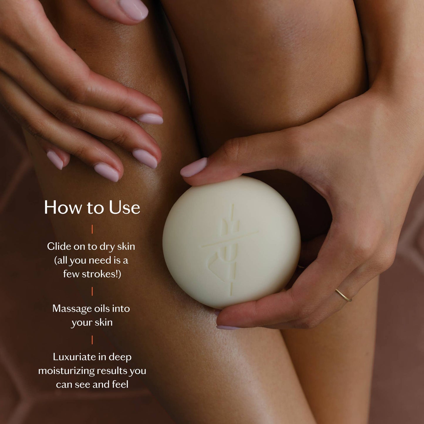 Amber & Vanilla Body Stone | Deep Moisturizing Lotion Bar