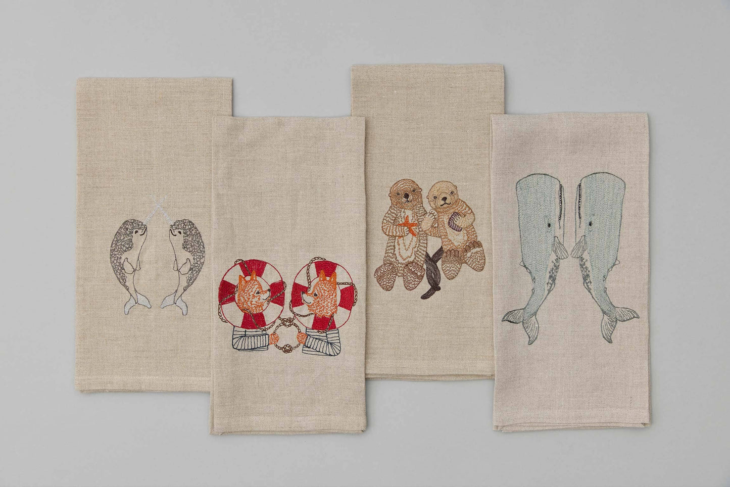 Narwhals Tea Towel