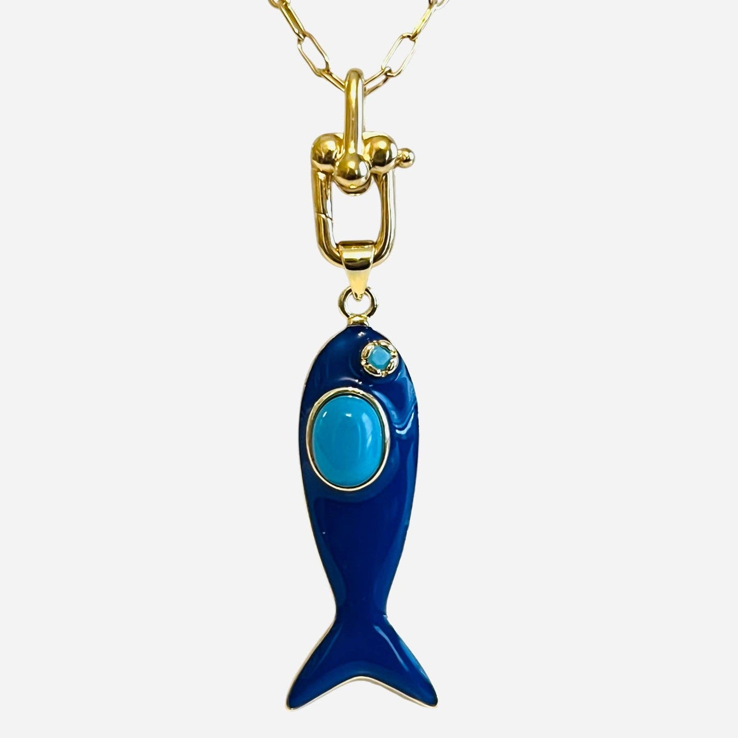 Go Fish Pendant Necklace