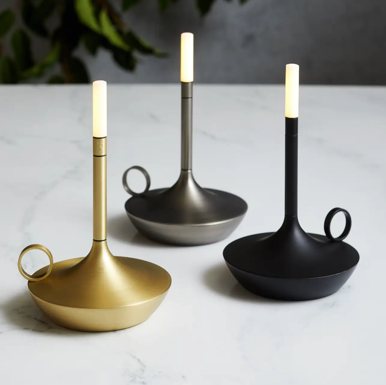 Wick Portable Rechargeable Candle Lamp, Classic Size