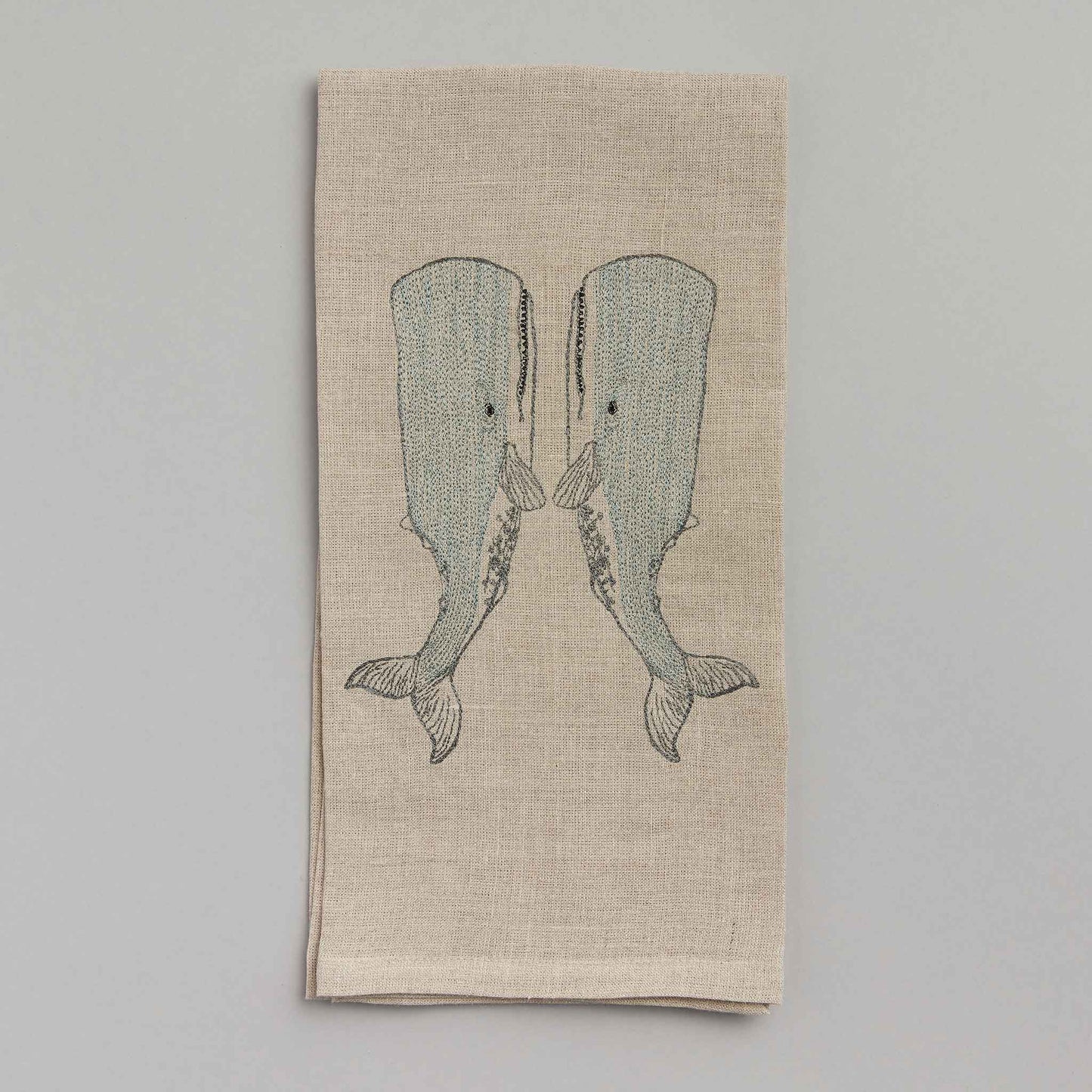 Whale Love Tea Towel