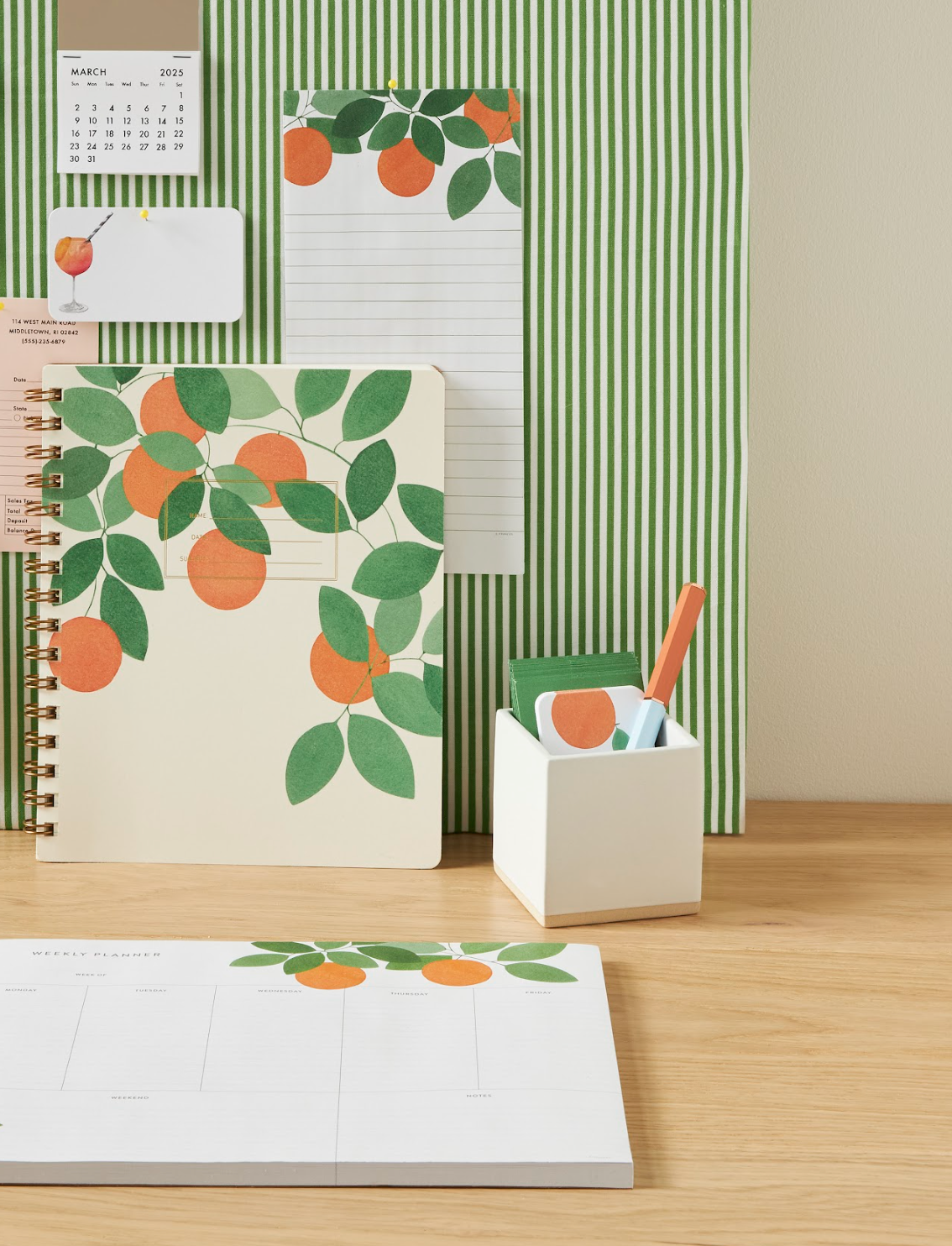 Orange Grove Thank You Boxed Card Set