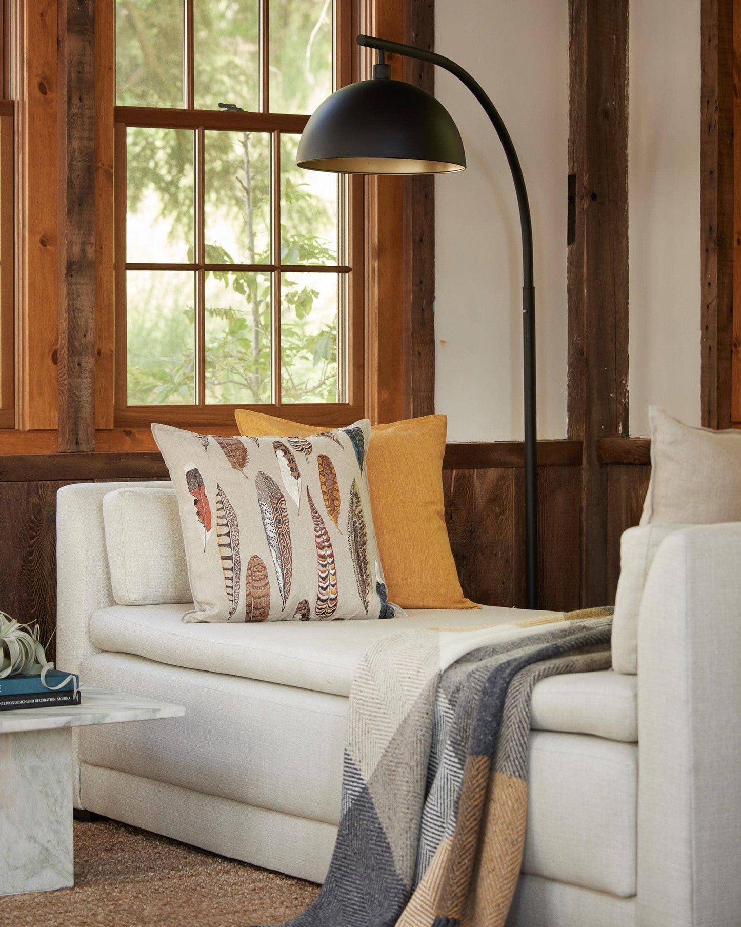 Falling Feathers Pillow