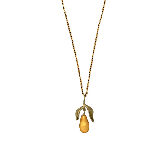 Golden Pear 16" Necklace