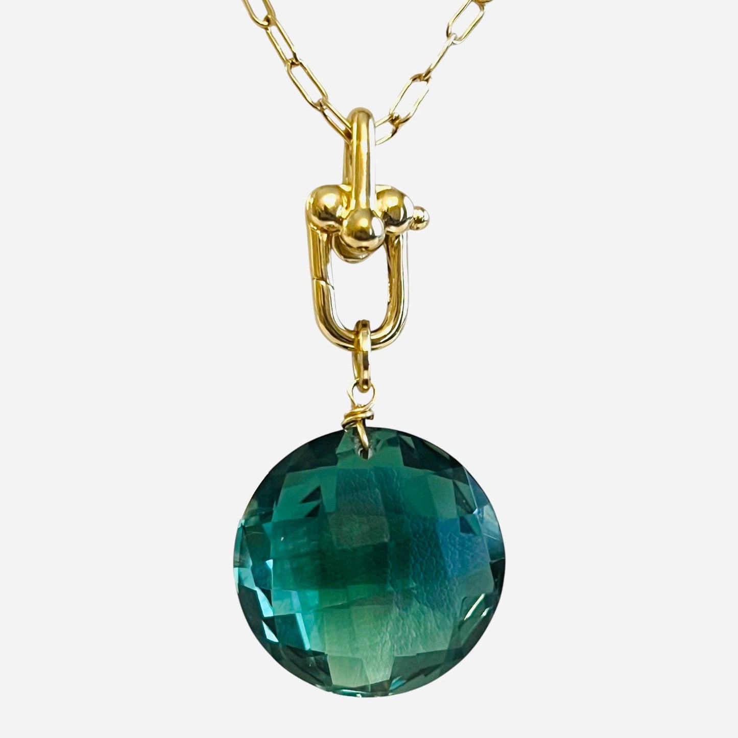 Marissa Emerald  Pendant Necklace