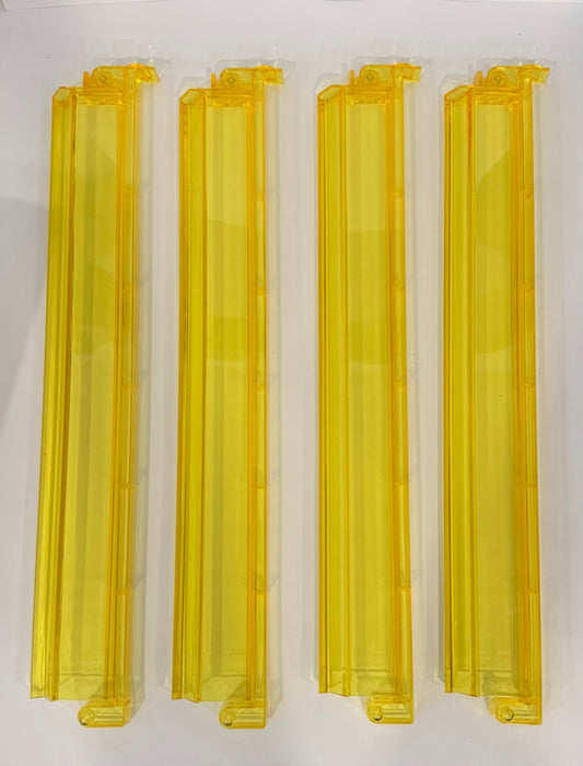 Yellow Acrylic Rack and Pusher Set