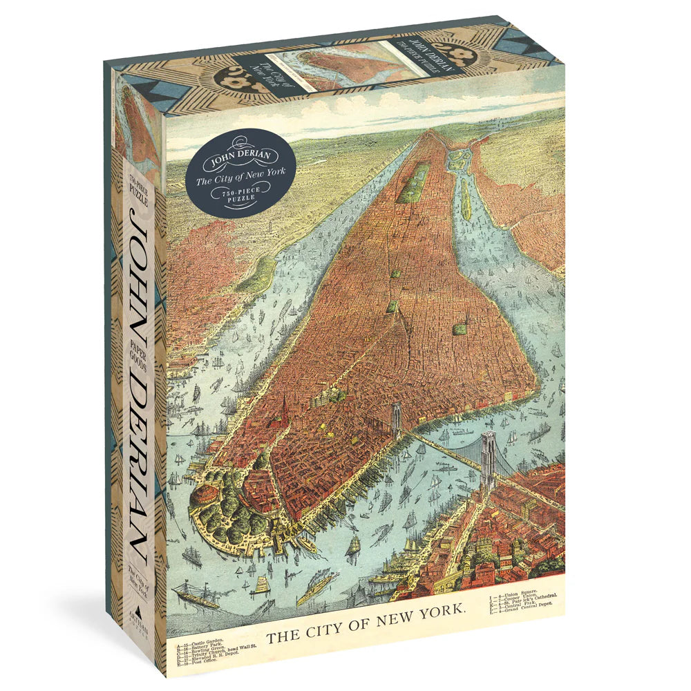 The City of New York 750-Piece Puzzle, John Derian Paper Goods