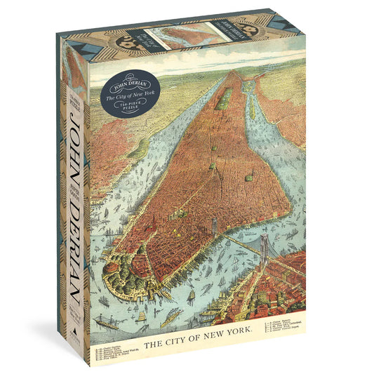 The City of New York 750-Piece Puzzle, John Derian Paper Goods