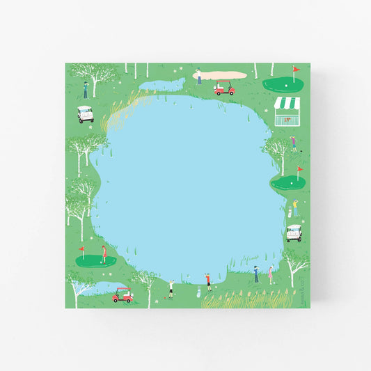 Tee-Time Square Notepad