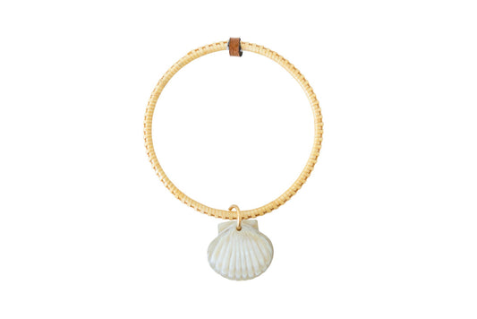 The Nautically Charmed Cabin Boy Bangle - Seashell