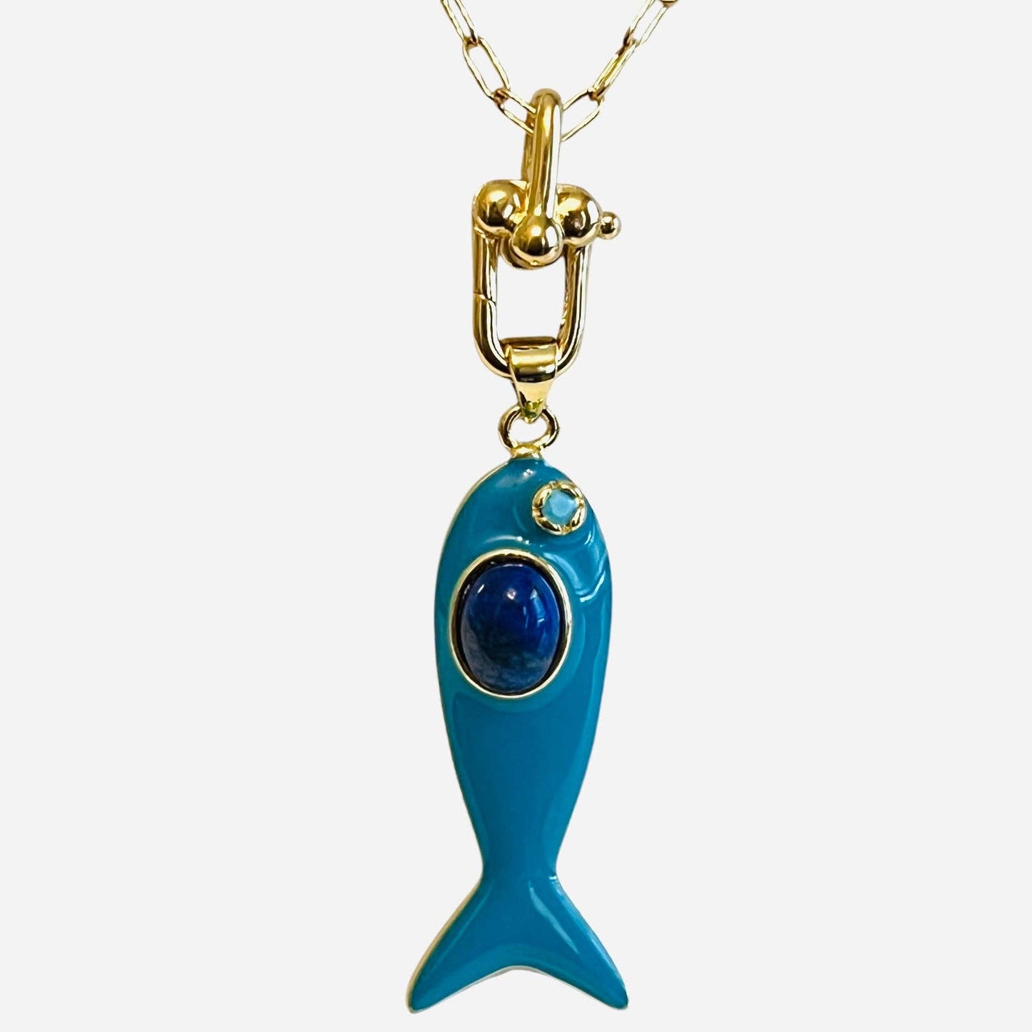 Go Fish Pendant Necklace