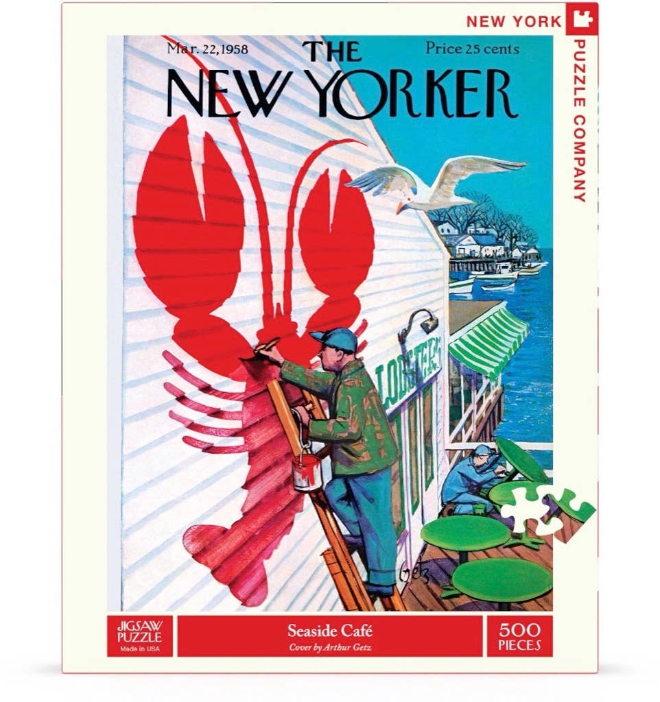 Seaside Café - 500 Piece Jigsaw Puzzle