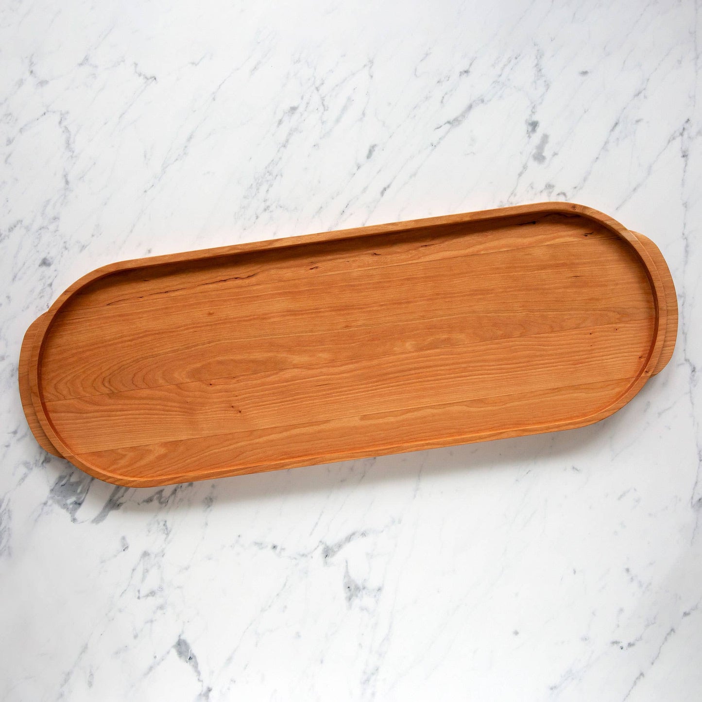 Cherry Oval Buffet Serving Tray