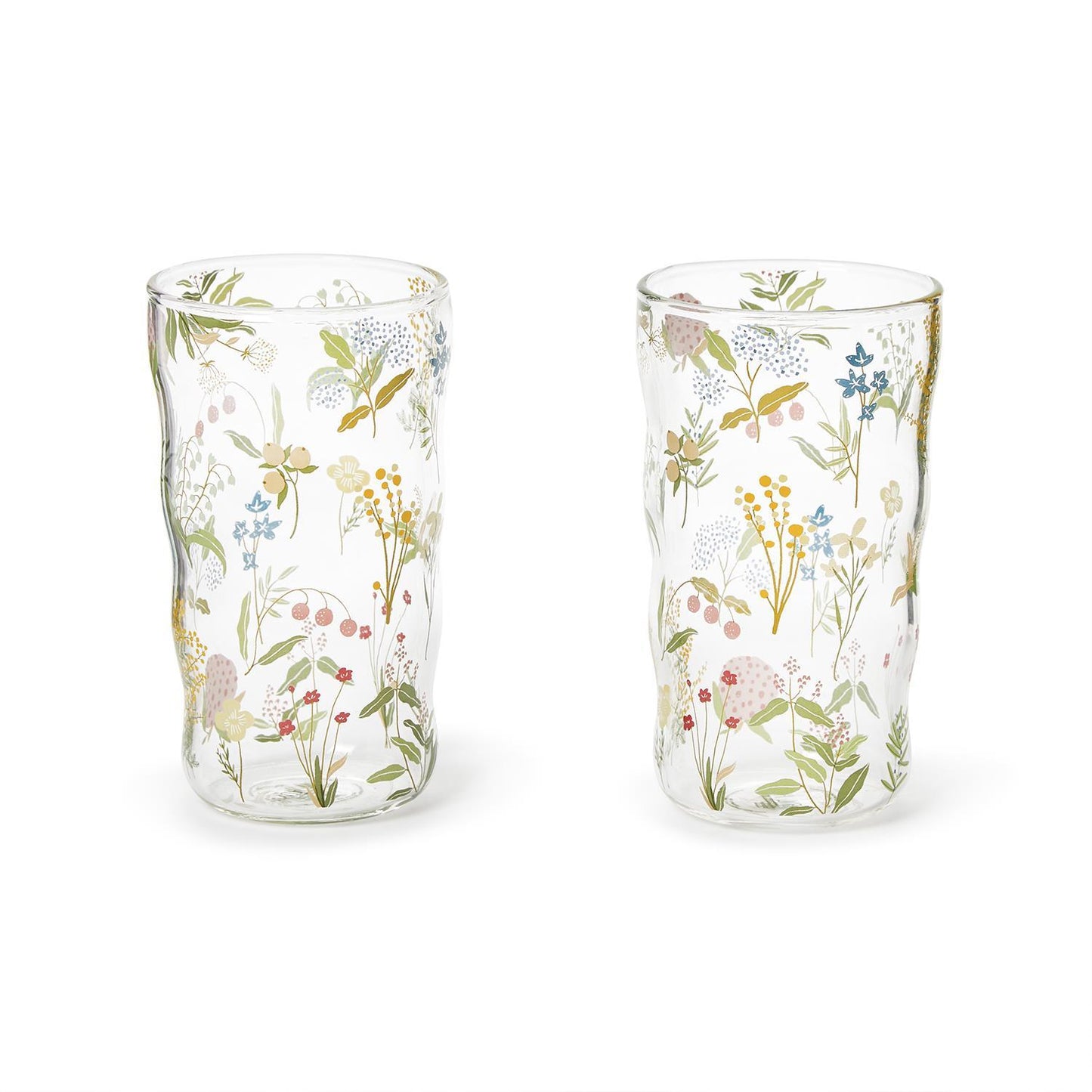 Tall Garden Delight Drinking Glass