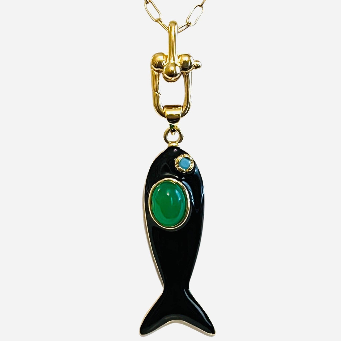 Go Fish Pendant Necklace