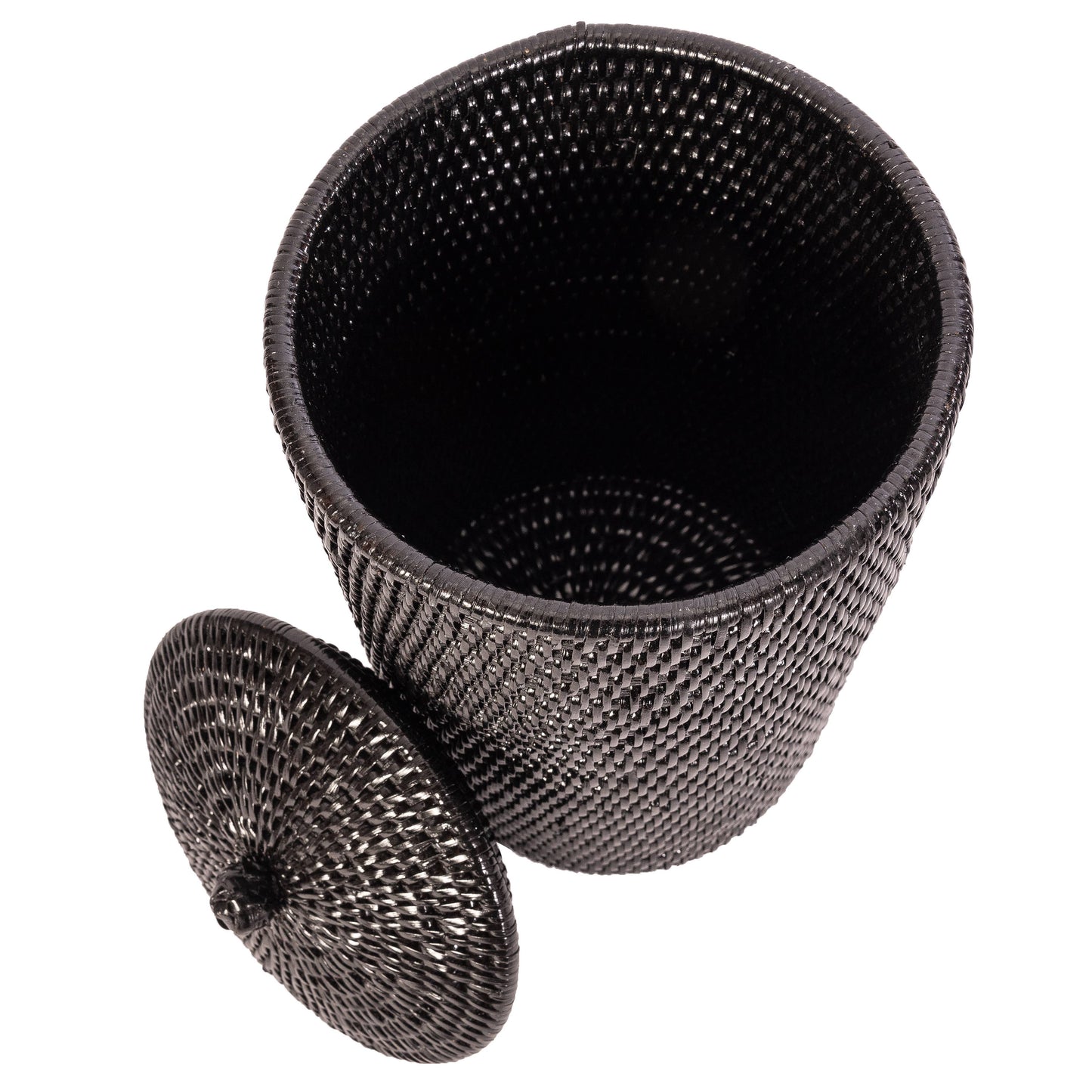 Rattan Double Toilet Roll Holder – Bathroom Organizer