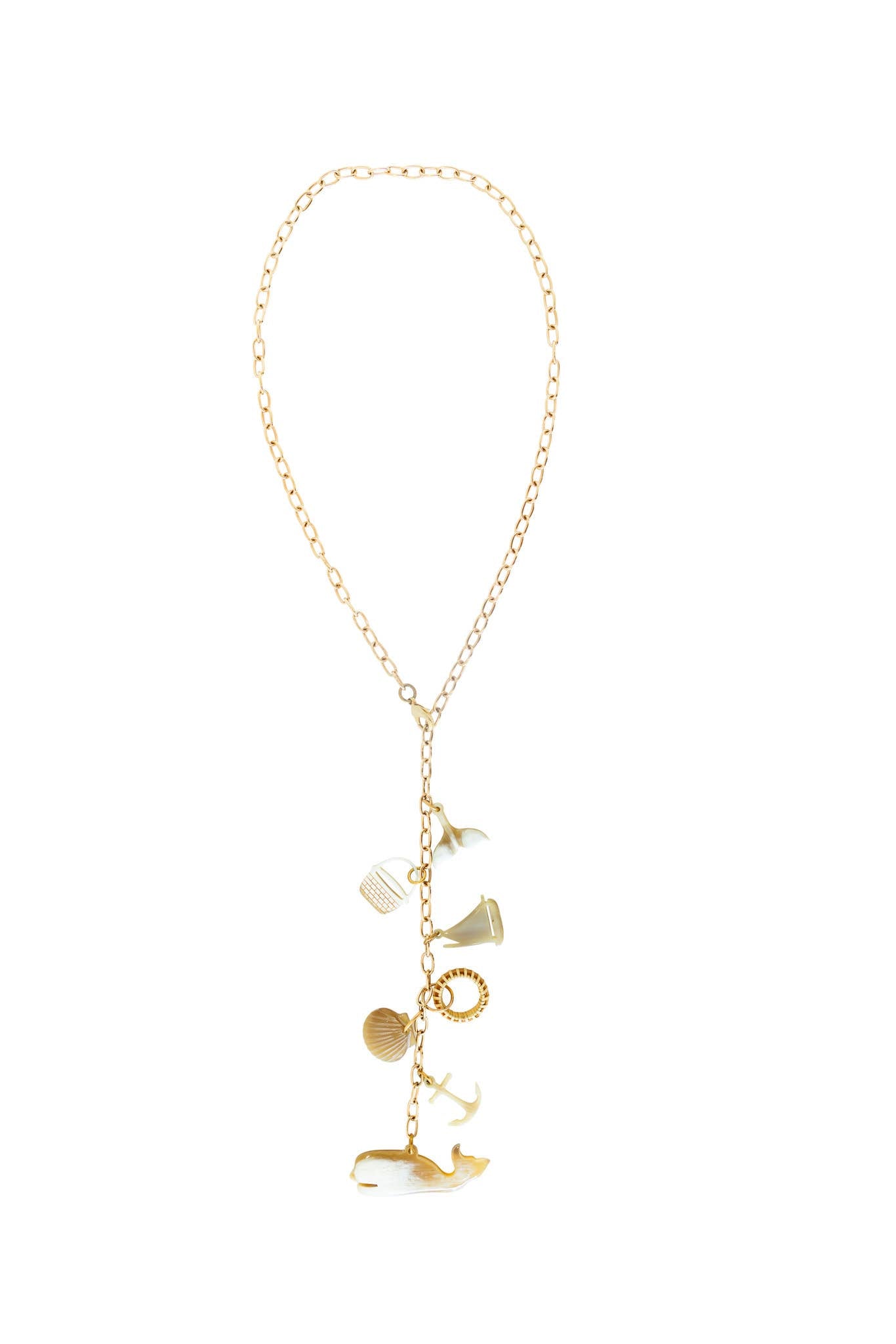 The (Nautically) Charmed Necklace - Y-Style