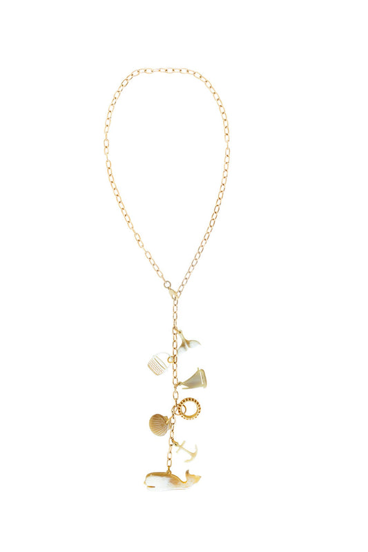 The (Nautically) Charmed Necklace - Y-Style
