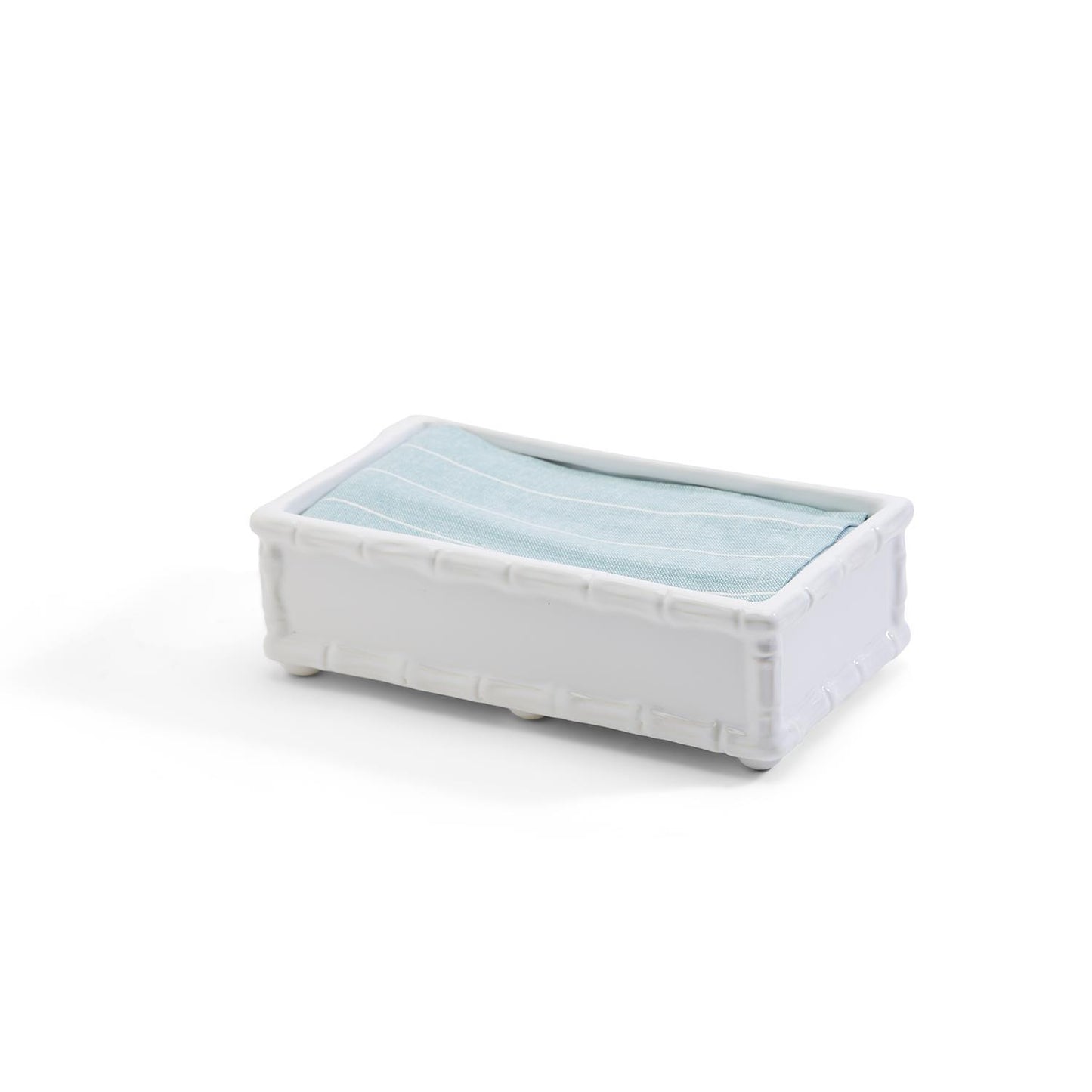 Guest Napkin Holder, Hampton Faux Bamboo