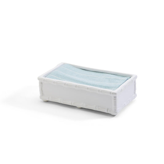 Guest Napkin Holder, Hampton Faux Bamboo